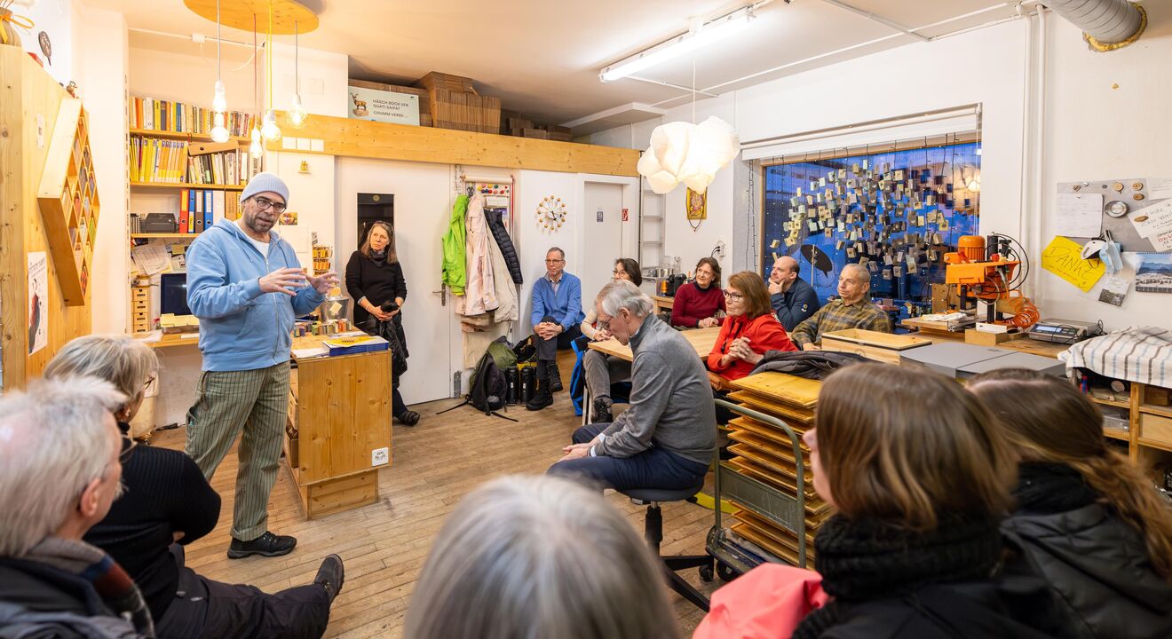 Gruppe Seifenmacher | © Arosa Tourismus / Tomm Gadient