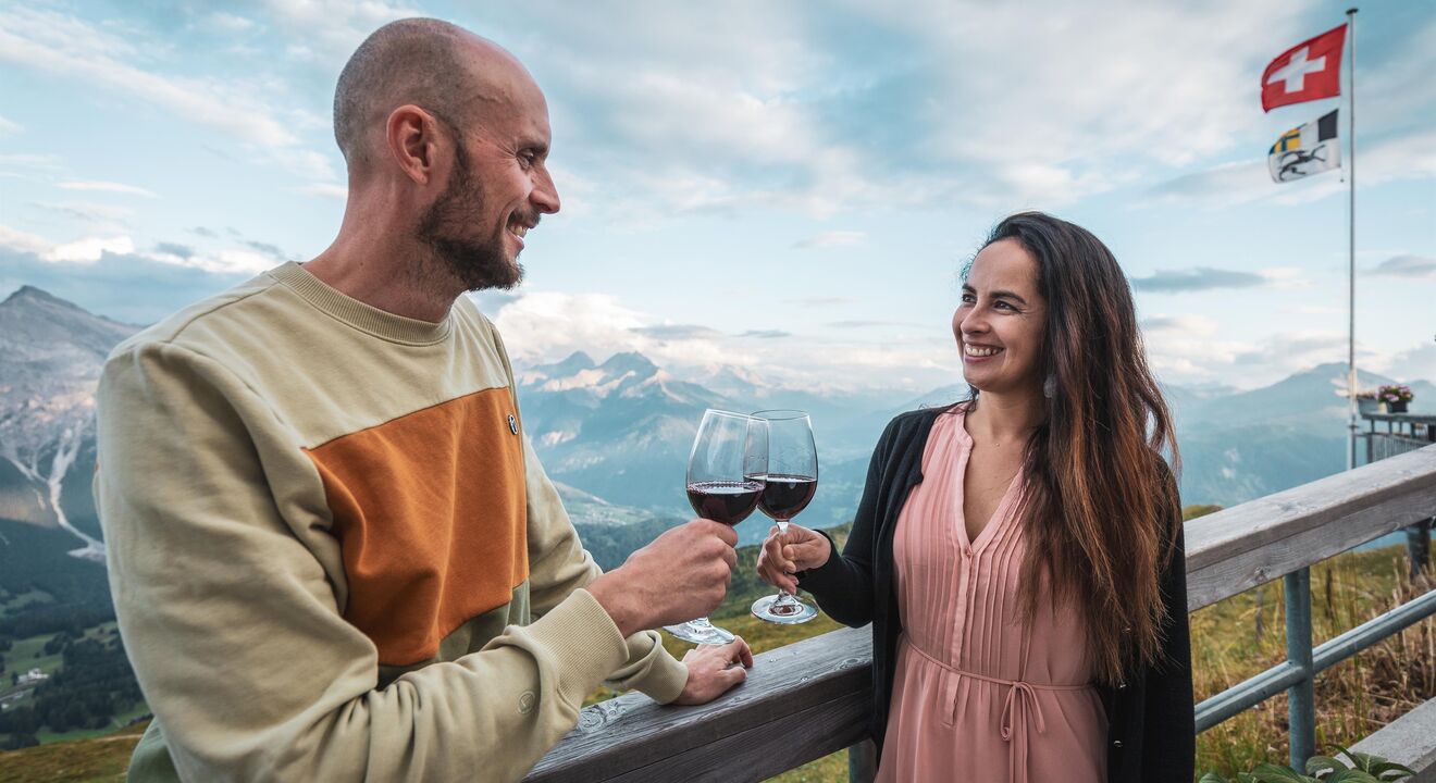 zwei menschen | © Lenzerheide Bergbahnen
