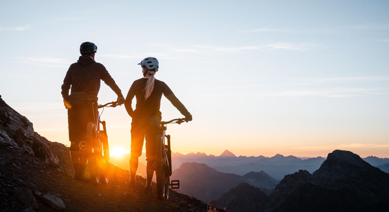 Rothorn Sunrise mit dem Bike | © Lenzerheide Bergbahnen