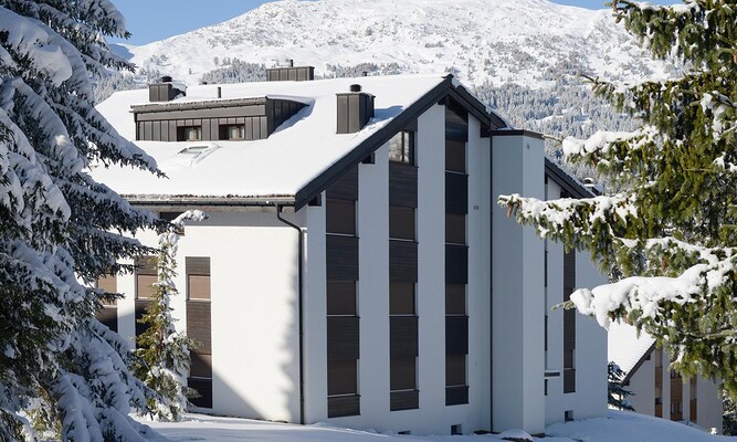 Hausansicht Winter