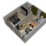 Bild von 2.5 Zimmerwohnung mit viel Holz und Ausblick