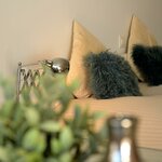Bild von Studio mit Balkon, Doppelbett, Küche und Bad