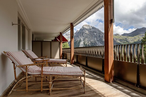 Balkon Blatter's Arosa Hotel
