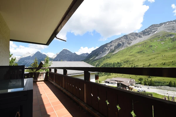 Aussicht vom Balkon Südosten