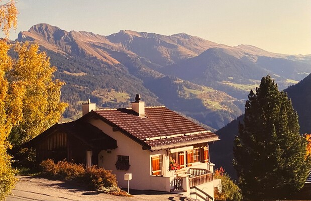 Haus von oben mit Aussicht