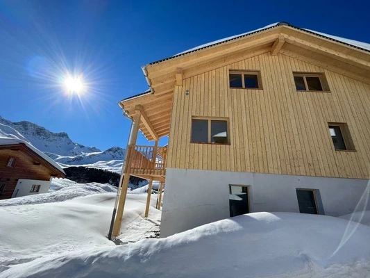 Ansicht von Osten im Winter