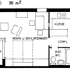 Bild von Ferienwohnung / 0106 (2 Betten/Studio)