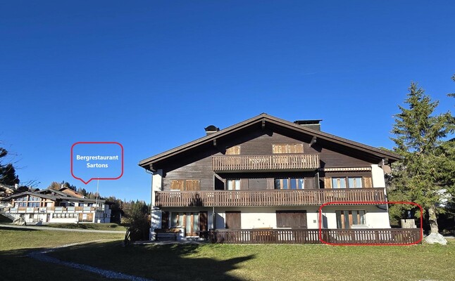 Ausblick von der Terrasse/Gartensitzplatz