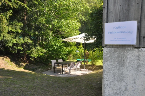 eigener Gartensitzplatz