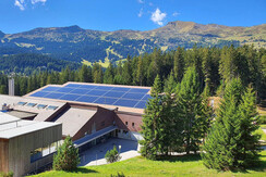 Aussicht vom Wohnzimmer/Balkon aus