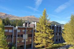 Aussicht vom Wohnzimmer/Balkon aus