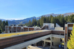 Aussicht vom Wohnzimmer/Balkon aus