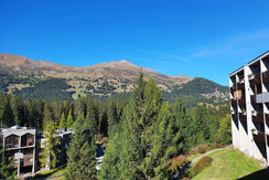 Aussicht vom Wohnzimmer/Balkon aus