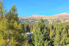 Aussicht vom Wohnzimmer/Balkon aus