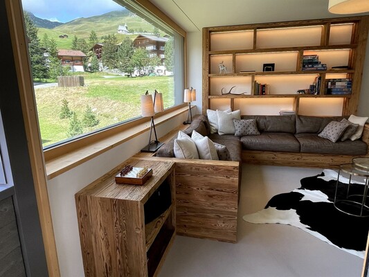Livingroom & view on Bergkirchli