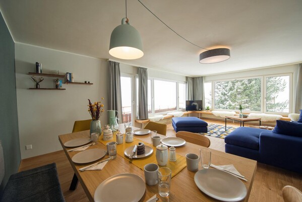 Ferienwohnung Schafrügg im Haus Mattern - Arosa