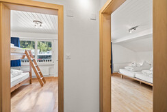 Wohnungsausschnitt Schlafzimmer 1+2