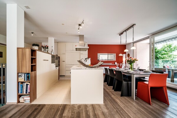 Kitchen and dining area
