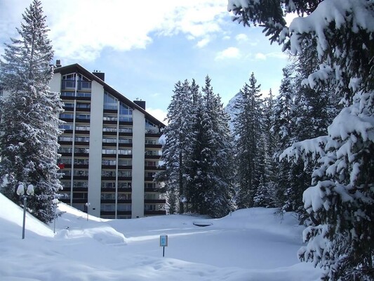 Aussenansicht Rothornblick Winter