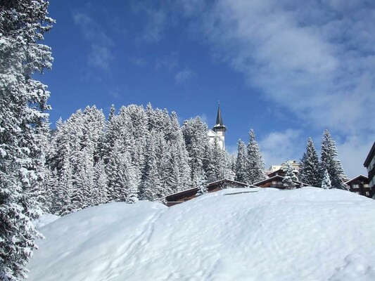 Blick auf Kirche