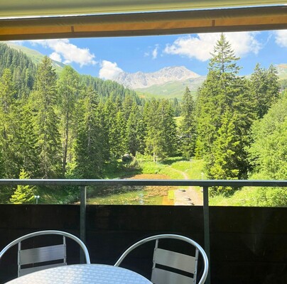 Ausblick Balkon