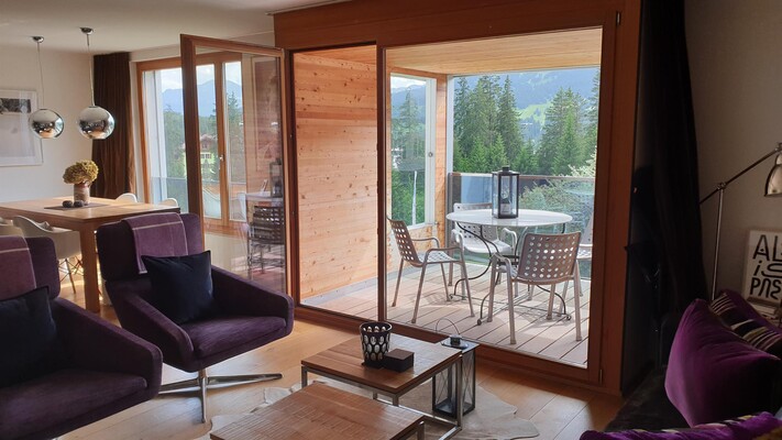 3.5 Zimmer Whg. Valbella innen Wohnzimmer